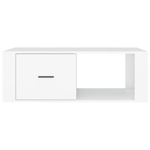 vidaXL Soffbord vit 100x50,5x35 cm konstruerat trä - Soffbord