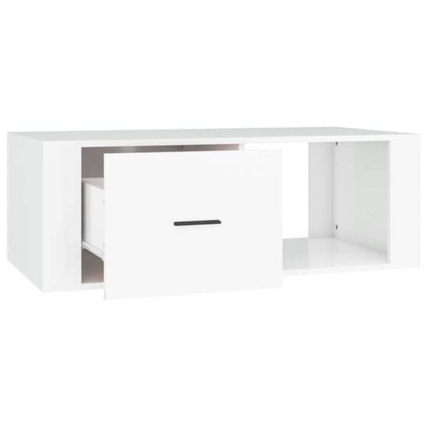 vidaXL Soffbord vit 100x50,5x35 cm konstruerat trä - Soffbord