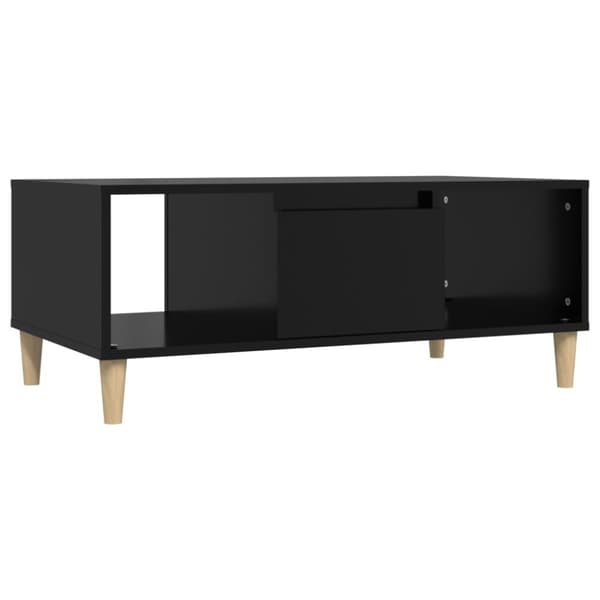vidaXL Soffbord svart 90x50x36,5 cm konstruerat trä - Soffbord