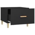 Miniatyrbillede 10 af 11: vidaXL sofaborde 2 stk. 50x50x40 cm konstrueret træ sort -  Sofaborde