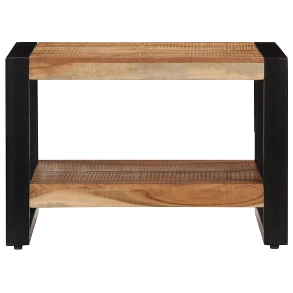 vidaXL sofabord massivt akacietræ 60 x 60 x 40 cm -  Sofaborde