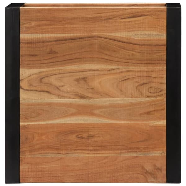vidaXL sofabord massivt akacietræ 60 x 60 x 40 cm -  Sofaborde