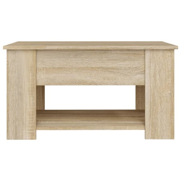 vidaXL Sohvapöytä Sonoma-tammi 79x49x41 cm tekninen puu - Kahvipöydät