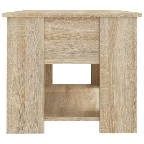 vidaXL Sohvapöytä Sonoma-tammi 79x49x41 cm tekninen puu - Kahvipöydät