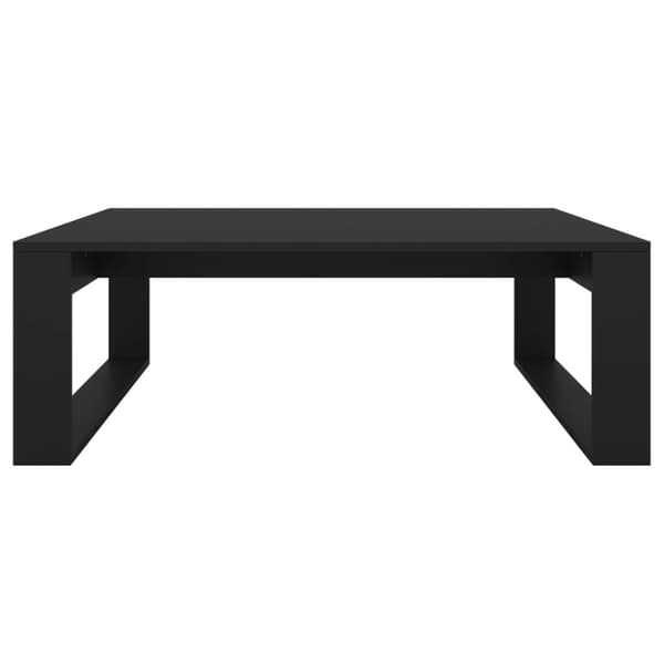 vidaXL sofabord 100x100x35 cm konstrueret træ sort -  Sofaborde