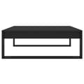 Miniatyrbillede 7 af 8: vidaXL sofabord 100x100x35 cm konstrueret træ sort -  Sofaborde