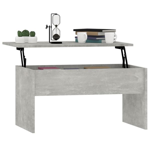 vidaXL sofabord 80x50,5x41,5 cm konstrueret træ betongrå -  Sofaborde