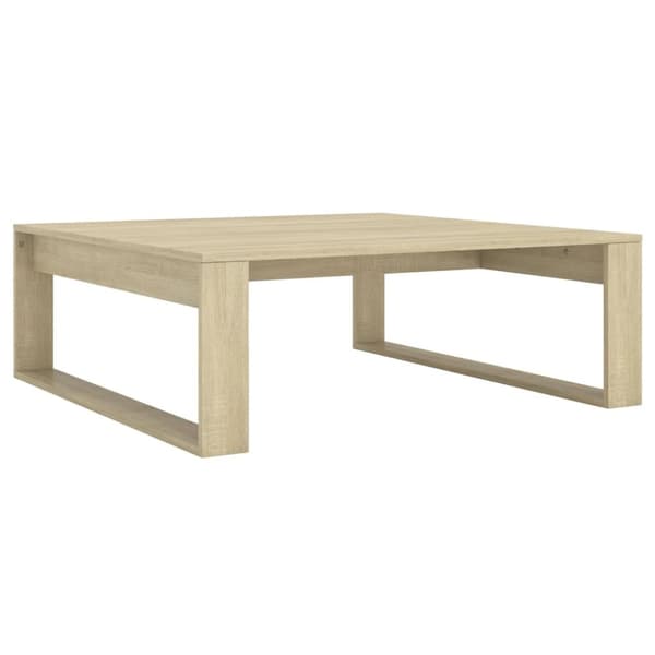vidaXL Soffbord sonoma-ek 100x100x35 cm konstruerat trä - Soffbord