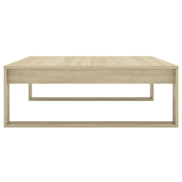 vidaXL Soffbord sonoma-ek 100x100x35 cm konstruerat trä - Soffbord