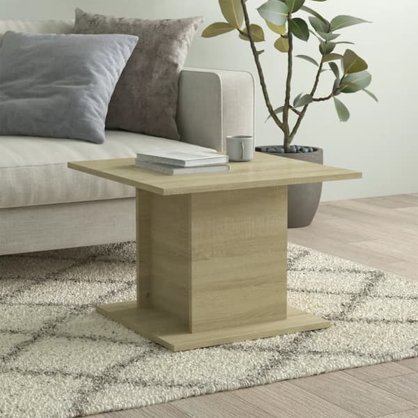 vidaXL sofabord 55,5x55,5x40 cm spånplade sonoma-eg - Sofaborde
