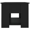 Miniatyrbillede 8 af 9: vidaXL sofabord 79x49x41 cm konstrueret træ sort -  Sofaborde