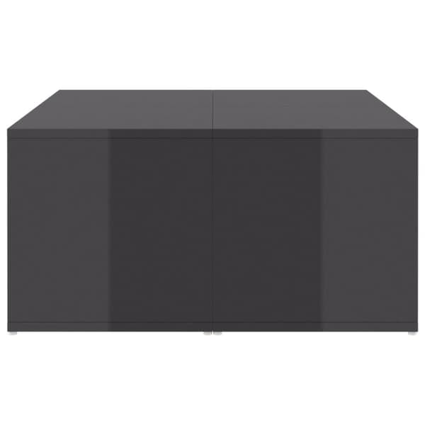 vidaXL Sohvapöydät 4 kpl korkeakiilto harmaa 33x33x33 cm tekninen puu -  Kahvipöydät