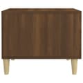 Miniatyrbillede 10 af 11: vidaXL sofaborde 2 stk. 50x50x40 cm konstrueret træ brun egetræsfarve -  Sofaborde