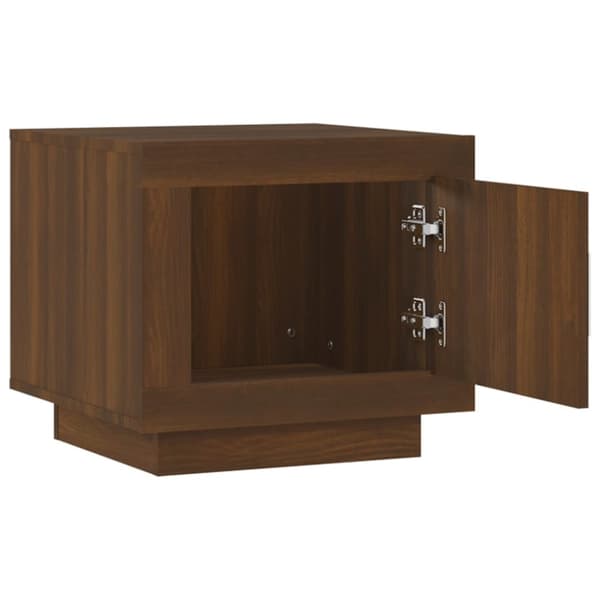 vidaXL Sohvapöytä savutammi 51x50x45 cm tekninen puu - Kahvipöydät