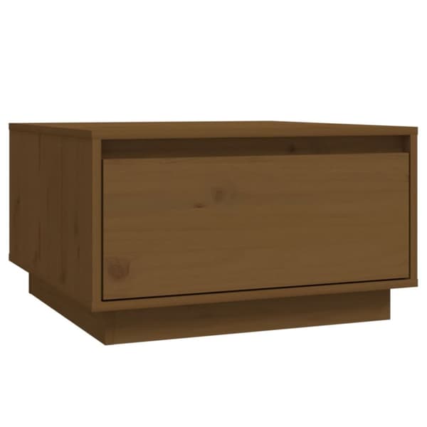 vidaXL Soffbord honungsbrun 55x56x32 cm massiv furu - Soffbord