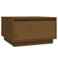 Miniatyrbild 3 av 10: vidaXL Soffbord honungsbrun 55x56x32 cm massiv furu -  Soffbord