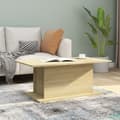 Miniatyrbillede 1 af 8: vidaXL sofabord 102x55,5x40 cm spånplade sonoma-eg -  Sofaborde