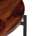Miniatyrbild 8 av 11: vidaXL Soffbord 2 delar massivt sheshamträ 60x35 cm -  Soffbord