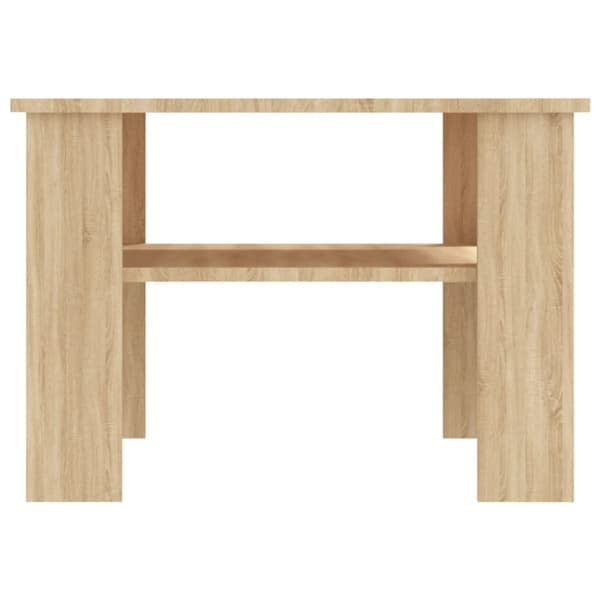 vidaXL Soffbord sonoma-ek 60x60x42 cm konstruerat trä - Soffbord