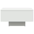 Miniatyrbillede 6 af 10: vidaXL sofabord 60x60x31,5 cm spånplade hvid -  Sofaborde