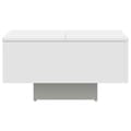 Miniatyrbillede 7 af 10: vidaXL sofabord 60x60x31,5 cm spånplade hvid -  Sofaborde