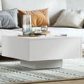 Miniatyrbillede 1 af 10: vidaXL sofabord 60x60x31,5 cm spånplade hvid -  Sofaborde