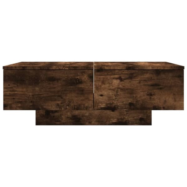 vidaXL Soffbord rökfärgad ek 90x60x31 cm konstruerat trä -  Soffbord
