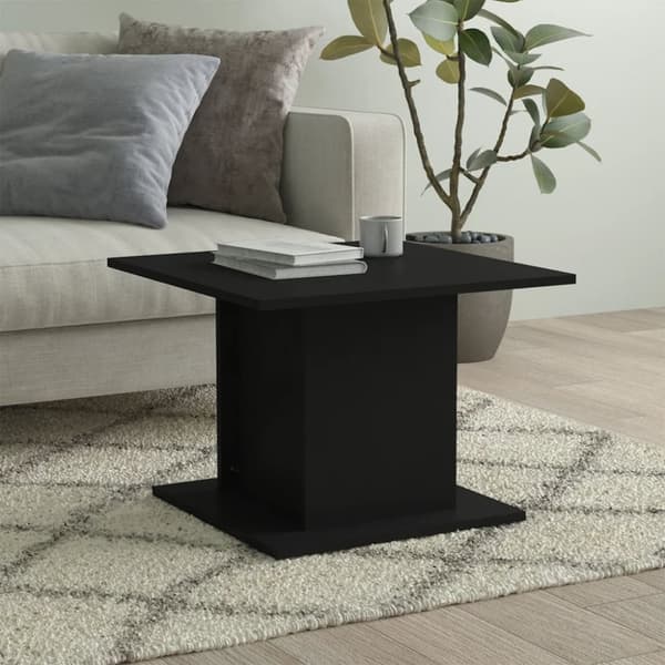 vidaXL sofabord 55,5x55,5x40 cm spånplade sort - Sofaborde