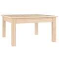 Miniatyrbillede 3 af 8: vidaXL sofabord 55x55x30 cm massivt fyrretræ -  Sofaborde