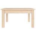 Miniatyrbillede 5 af 8: vidaXL sofabord 55x55x30 cm massivt fyrretræ -  Sofaborde