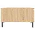 Miniatyrbillede 8 af 10: vidaXL sofabord 90x60x35 cm spånplade sonoma-eg -  Sofaborde