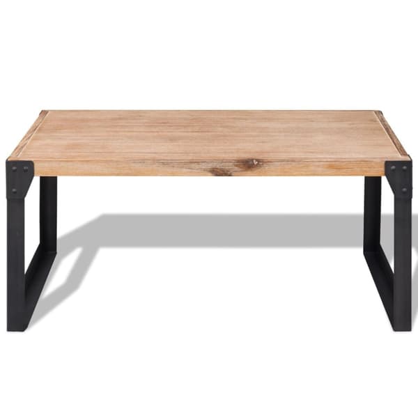 vidaXL Kahvipöytä Täysi Akaasiapuu 100x60x45 cm - Kahvipöydät