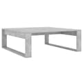 Miniatyrbillede 3 af 8: vidaXL sofabord 100x100x35 cm spånplade betongrå -  Sofaborde