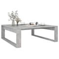 Miniatyrbillede 5 af 8: vidaXL sofabord 100x100x35 cm spånplade betongrå -  Sofaborde