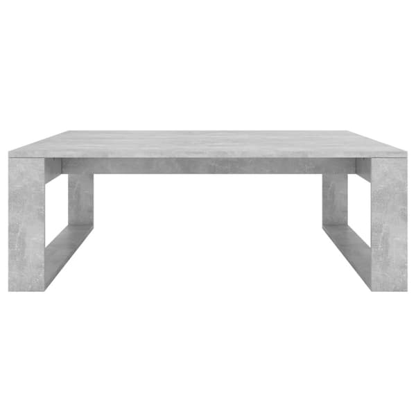 vidaXL sofabord 100x100x35 cm spånplade betongrå -  Sofaborde