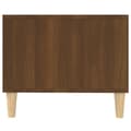 Miniatyrbillede 6 af 11: vidaXL sofabord 102x50x40 cm konstrueret træ brun egetræsfarve -  Sofaborde