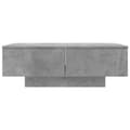 Pikkukuva 5 / 9: vidaXL Sohvapöytä betoninharmaa 90x60x31 cm tekninen puu -  Kahvipöydät