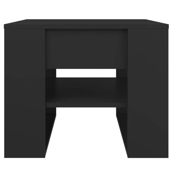 vidaXL Soffbord svart 55,5x55x45 cm konstruerat trä - Soffbord