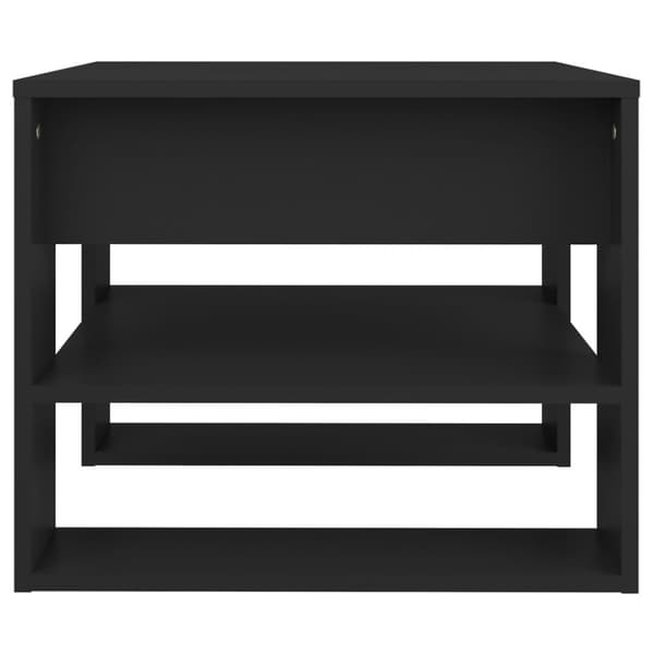 vidaXL Soffbord svart 55,5x55x45 cm konstruerat trä - Soffbord