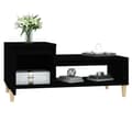 Miniatyrbillede 5 af 11: vidaXL sofabord 100x50x45 cm konstrueret træ sort -  Sofaborde