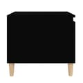 Miniatyrbillede 8 af 11: vidaXL sofabord 100x50x45 cm konstrueret træ sort -  Sofaborde