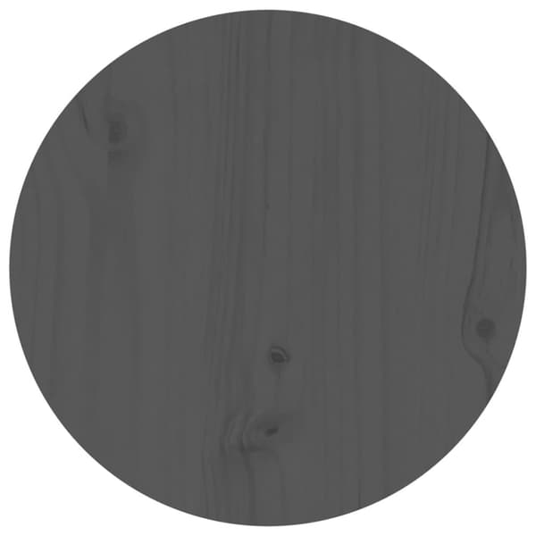vidaXL Sohvapöytä harmaa Ø 40x60 cm täysi mänty -  Kahvipöydät