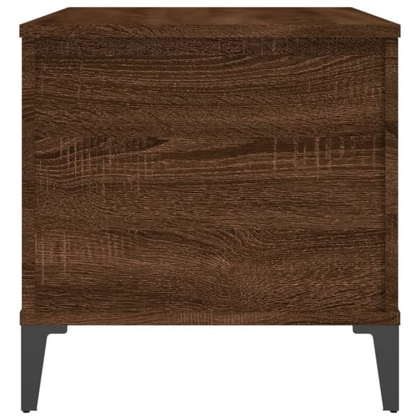 vidaXL Soffbord brun ek 90x44,5x45 cm konstruerat trä -  Soffbord