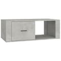 Miniatyrbillede 3 af 11: vidaXL sofabord 100x50,5x35 cm konstrueret træ betongrå -  Sofaborde