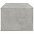 Miniatyrbillede 9 af 11: vidaXL sofabord 100x50,5x35 cm konstrueret træ betongrå -  Sofaborde