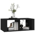 Miniatyrbillede 5 af 9: vidaXL sofabord 100x50x36 cm konstrueret træ sort -  Sofaborde