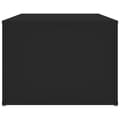 Miniatyrbillede 7 af 9: vidaXL sofabord 100x50x36 cm konstrueret træ sort -  Sofaborde