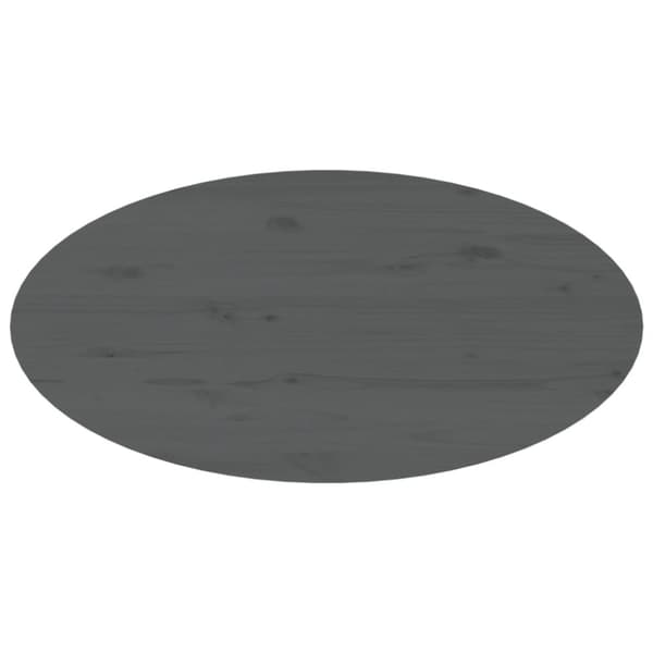 vidaXL sofabord 80x40x35 cm massivt fyrretræ grå - Sofaborde
