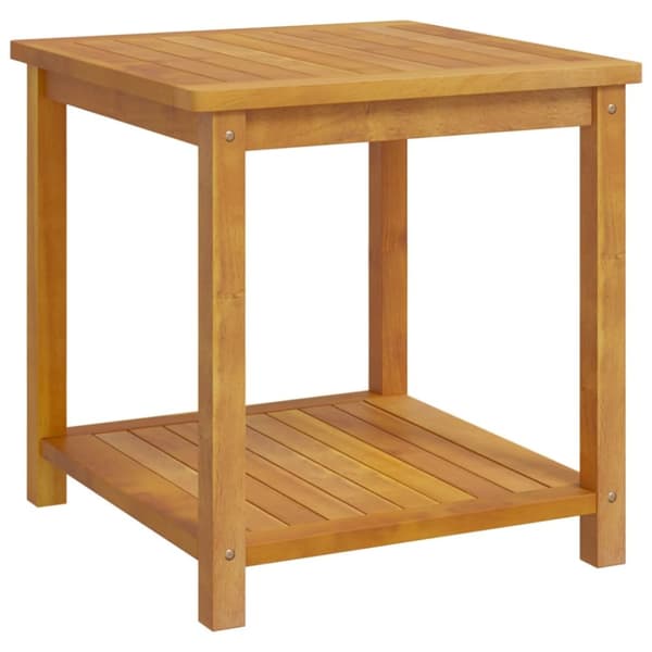 vidaXL sidebord 45 x 45 x 45 cm massivt akacietræ -  Sofaborde