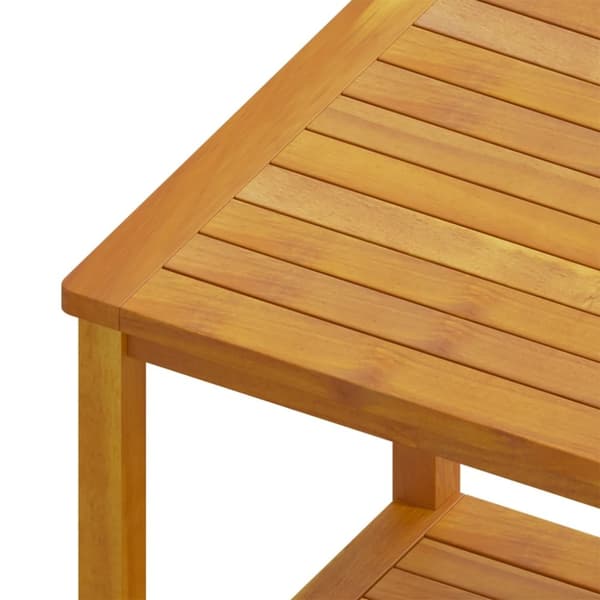 vidaXL sidebord 45 x 45 x 45 cm massivt akacietræ -  Sofaborde